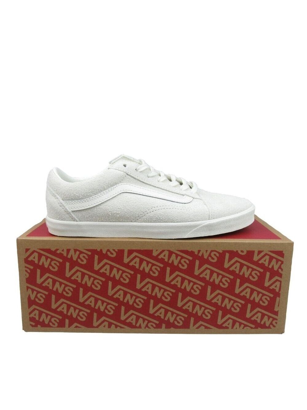 Vans Old Skool Lowpro Shoes Mens Size 6 / Womens Size 7.5 White NEW